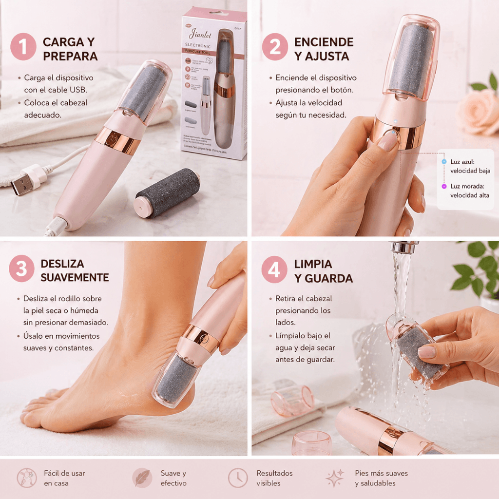 Elimina callos de tus pies en minutos: CallusCare Pro/ 2da unidad 50% OFF