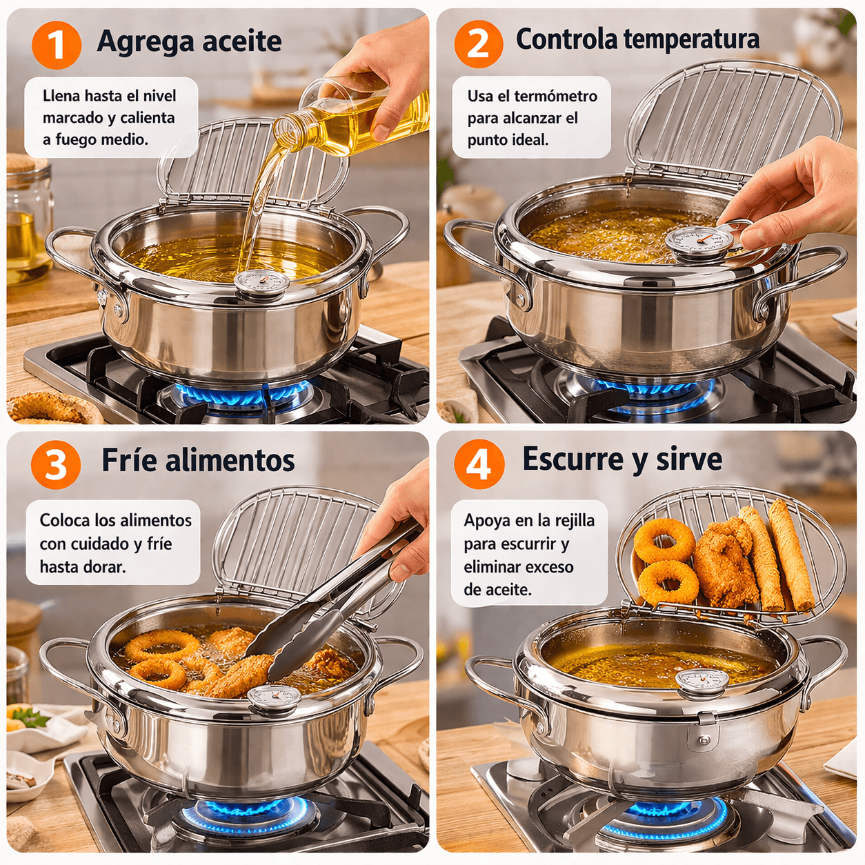 Fríe de forma más limpia y segura - FryMaster / Oferta Pack 2 unidades