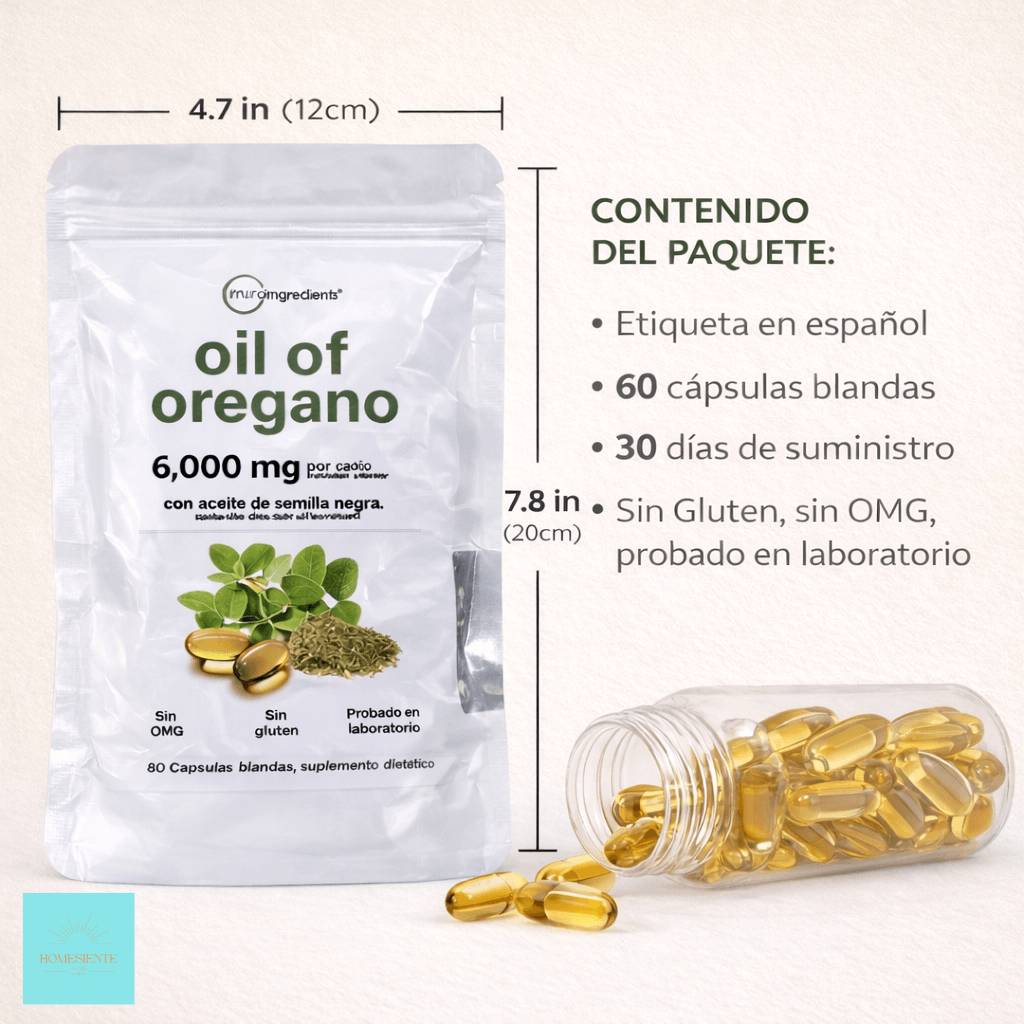 Aceite de Orégano – Apoyo natural para una digestión liviana y defensas fuertes