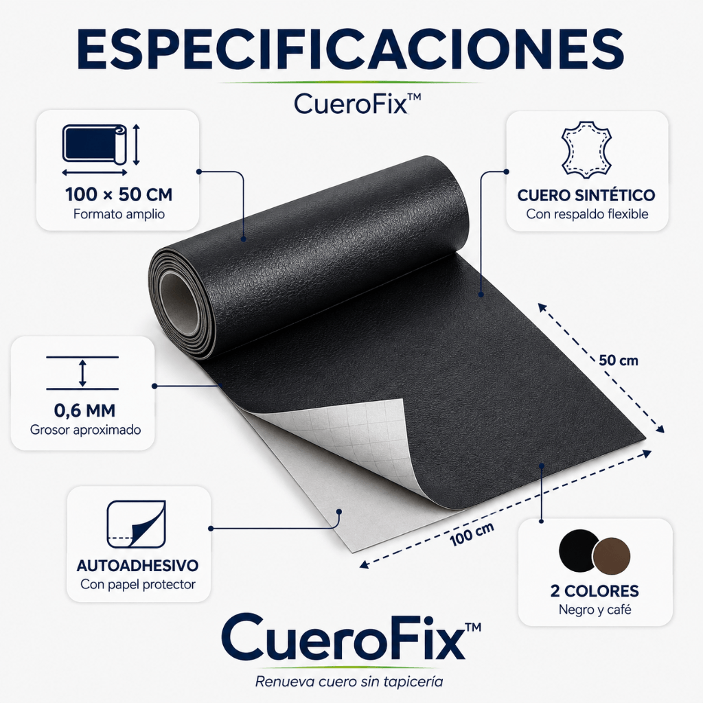 Renueva cuero sin tapicería: CueroFix™ / 2da unidad 60%OFF