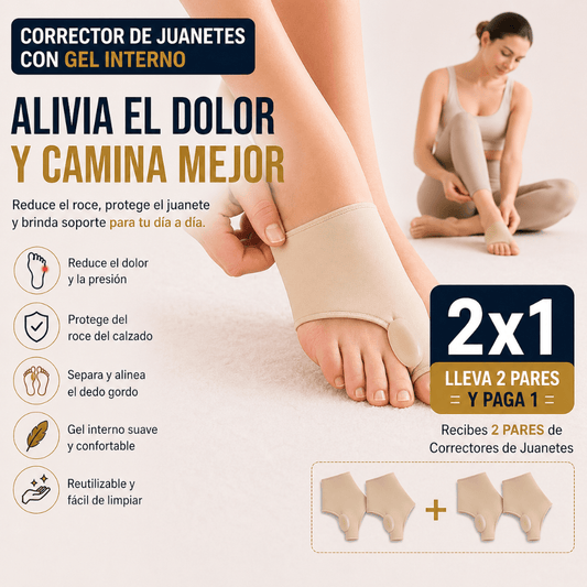 Alivio cómodo para juanetes FlexiToe Care / 2x1 Lleva 2 pares paga 1