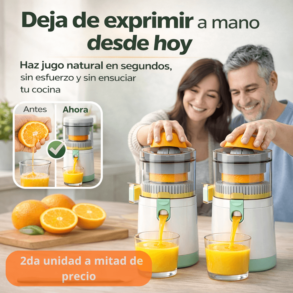 Jugo natural sin esfuerzo con ZumoPro /  2da unidad 50% OFF