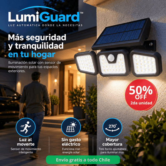 Luz automática donde la necesitas: LumiGuard™ / 2da unidad 50% OFF
