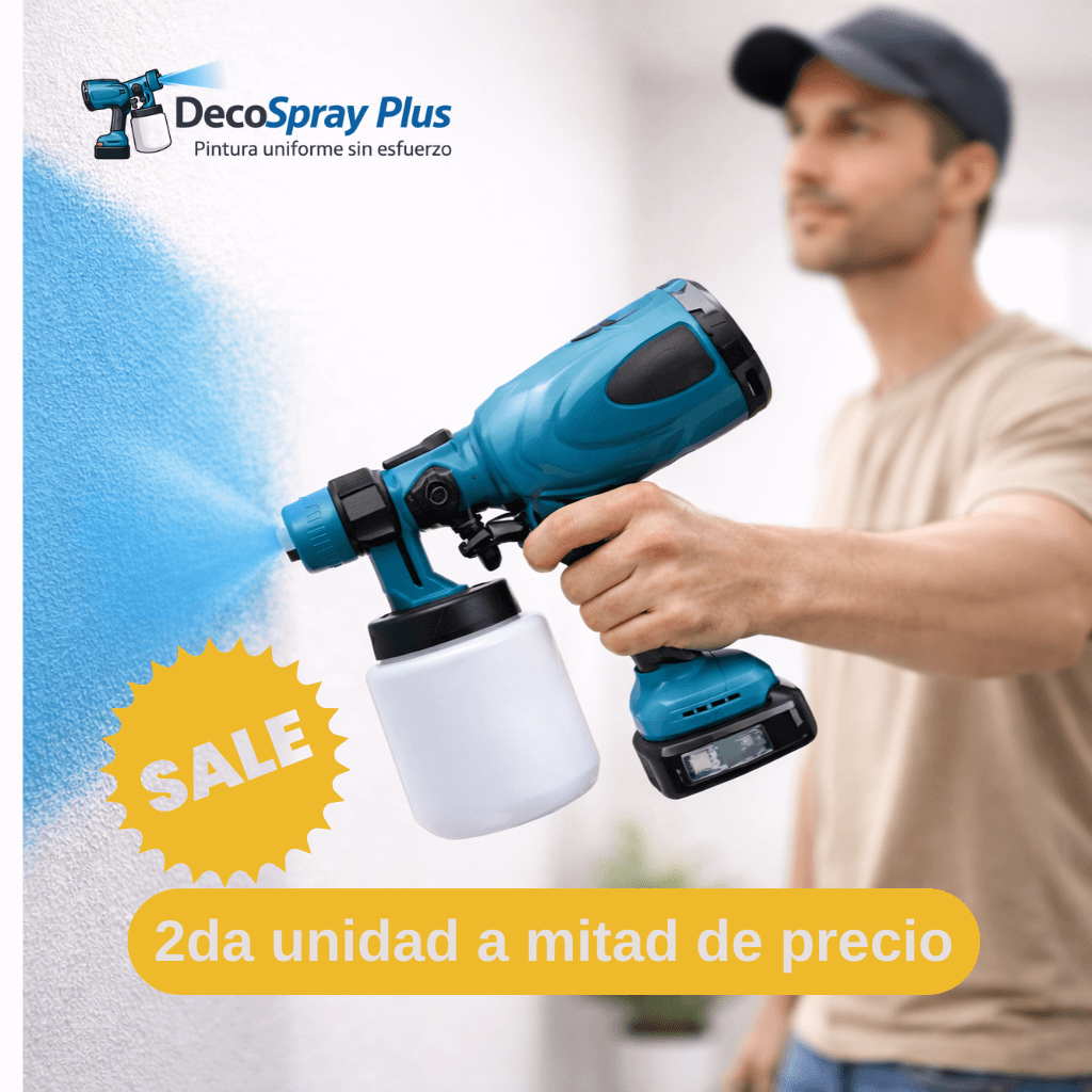 DecoSpray Plus - Pintura uniforme sin esfuerzo