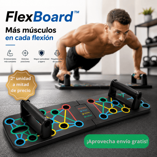 Más músculos en cada flexión: FlexBoard™ / 2da unidad 50%OFF