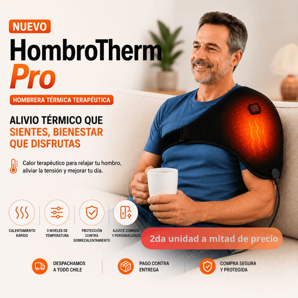Alivio de calor para hombros cansados y tensos: HombroTherm Pro / 2da unidad 50%OFF