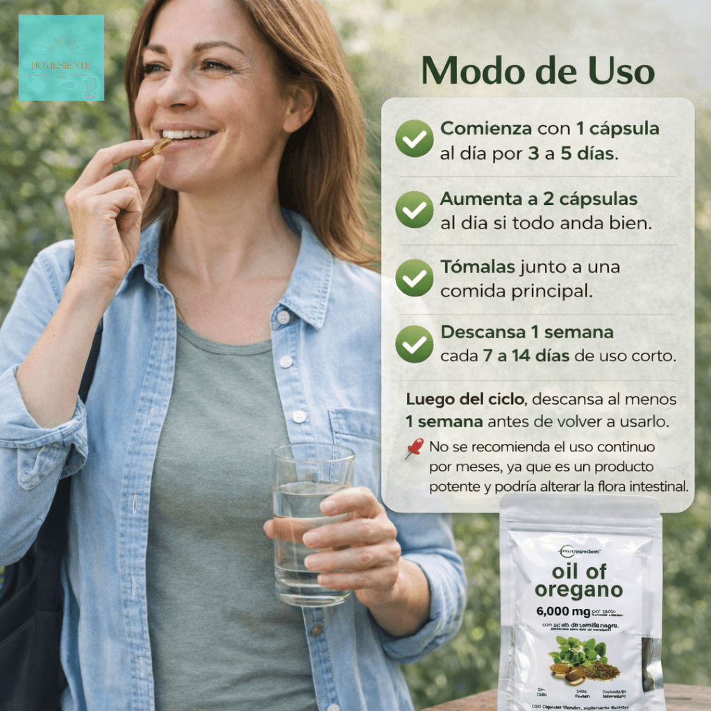 Aceite de Orégano – Apoyo natural para una digestión liviana y defensas fuertes