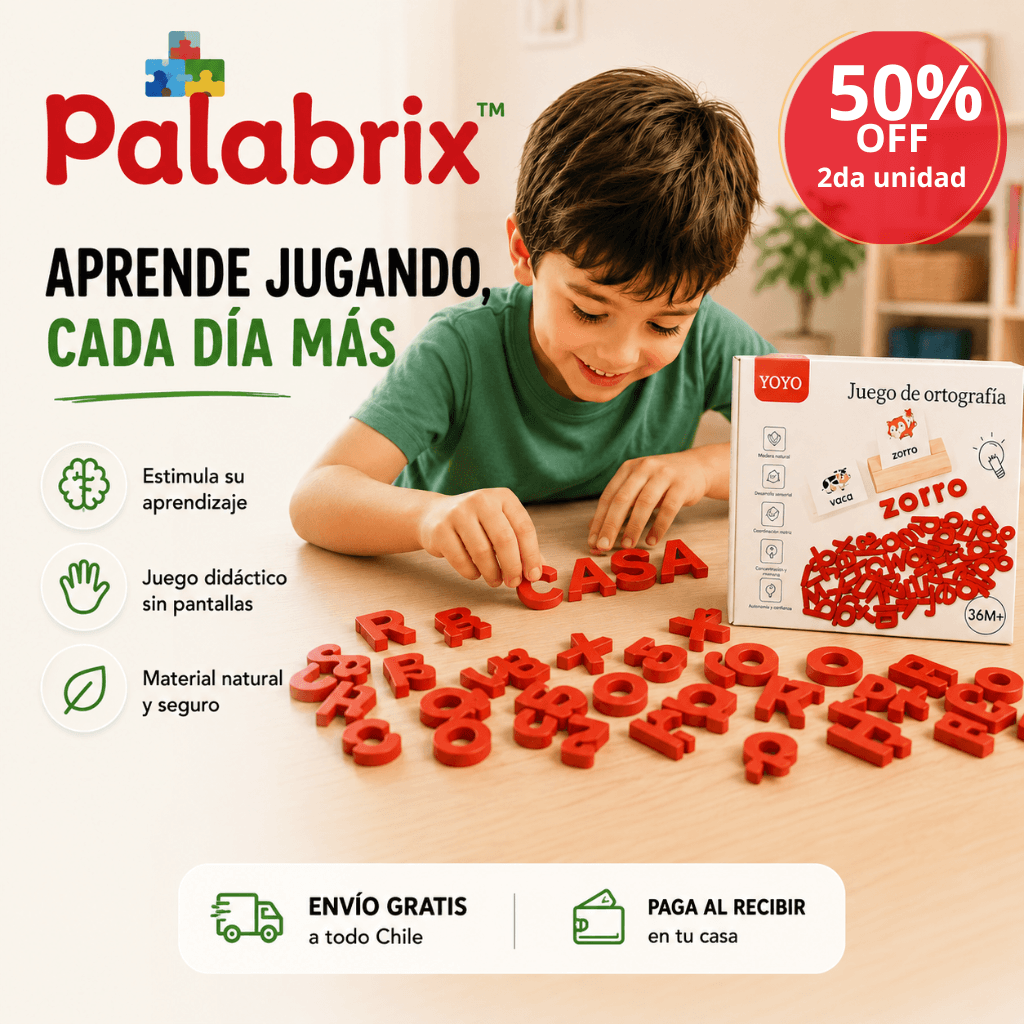 Ayúdalo a aprender jugando: juego de ortografía Palabrix™ - 2da unidad 50%OFF