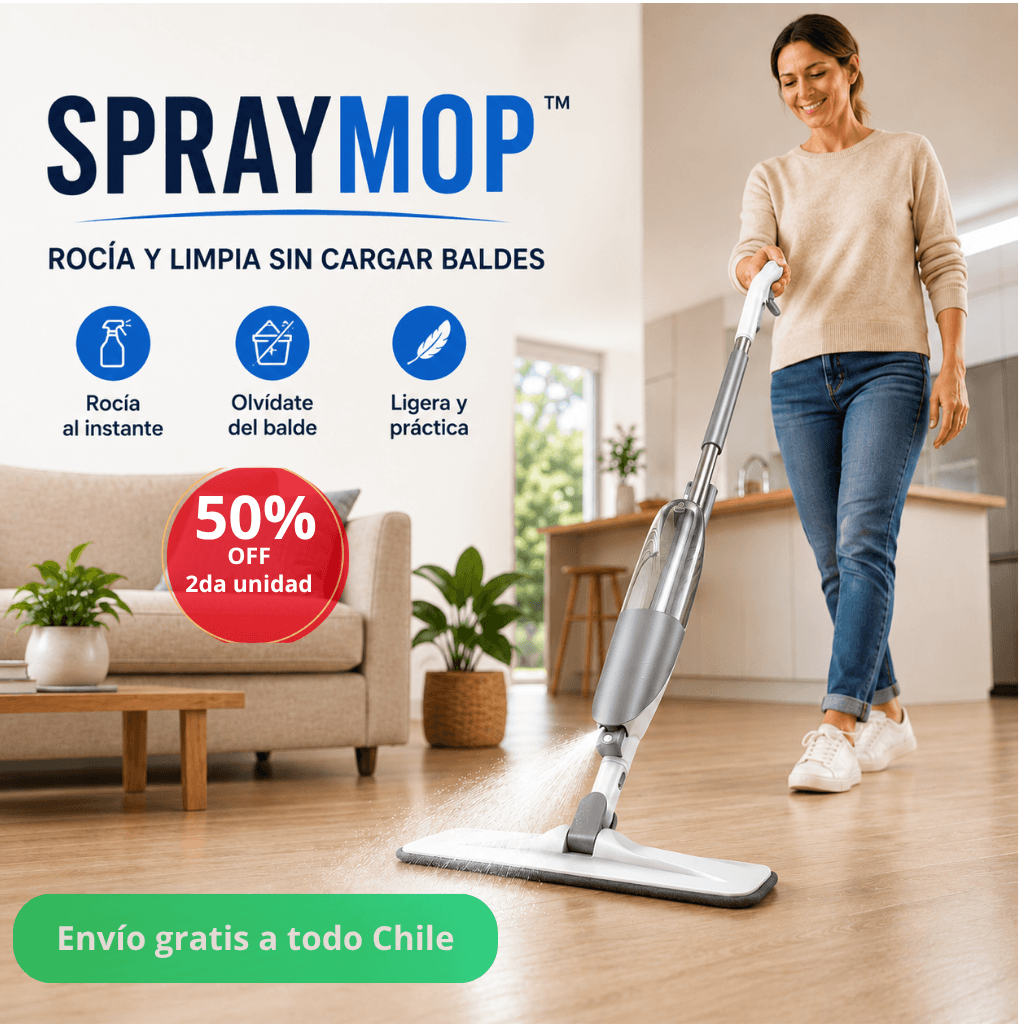 Rocía y limpia sin cargar baldes: SprayMop™ - 2da unidad 50% OFF