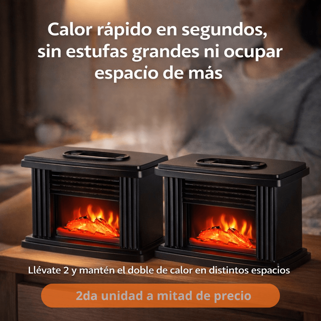 Calor portátil y ambiente acogedor MiniFlame  / 2da unidad 50%OFF