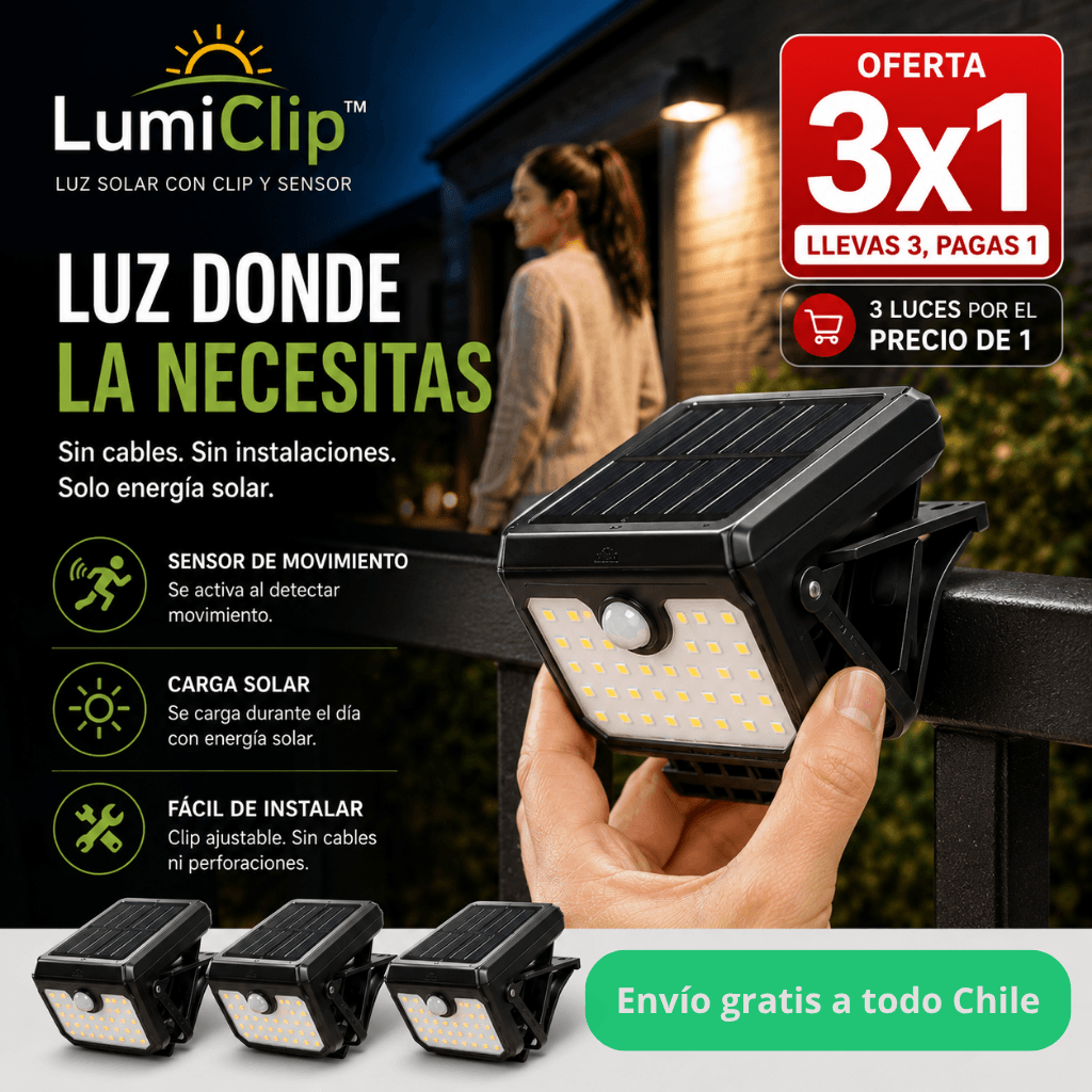 Ilumina sin cables ni enchufes:  LumiClip™ - Oferta 3x1
