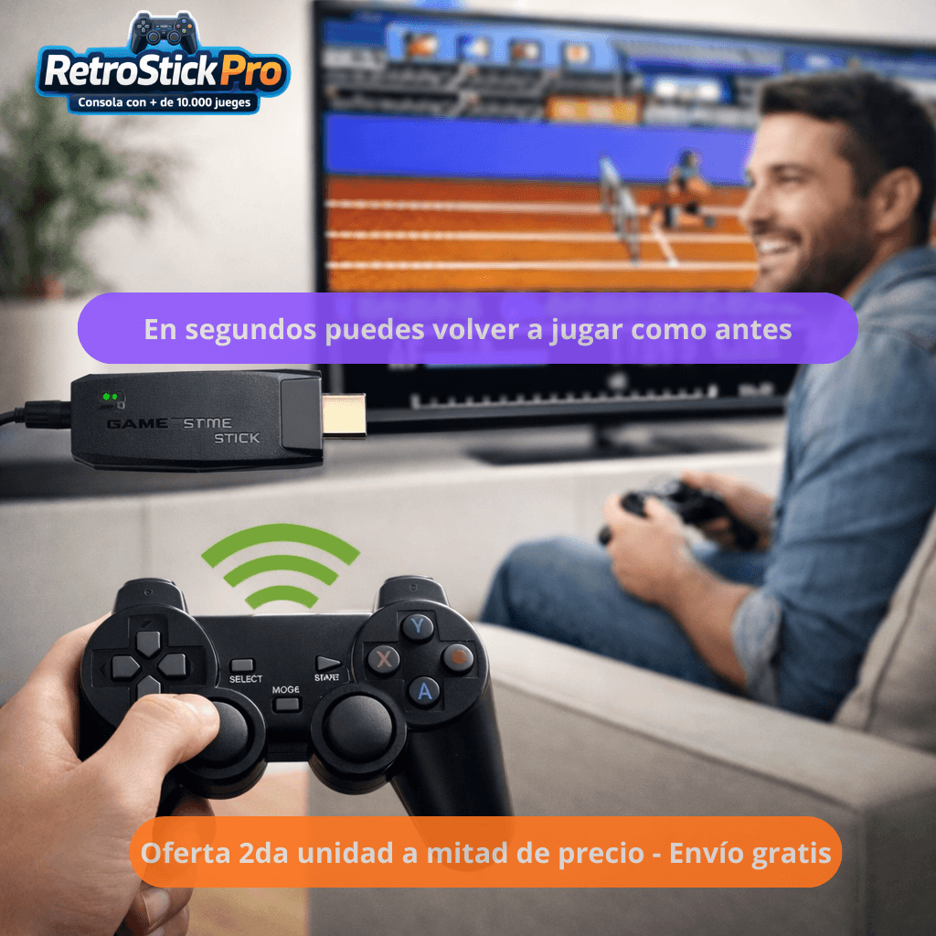 RetroStick Pro - Consola con + de 10.000 juegos