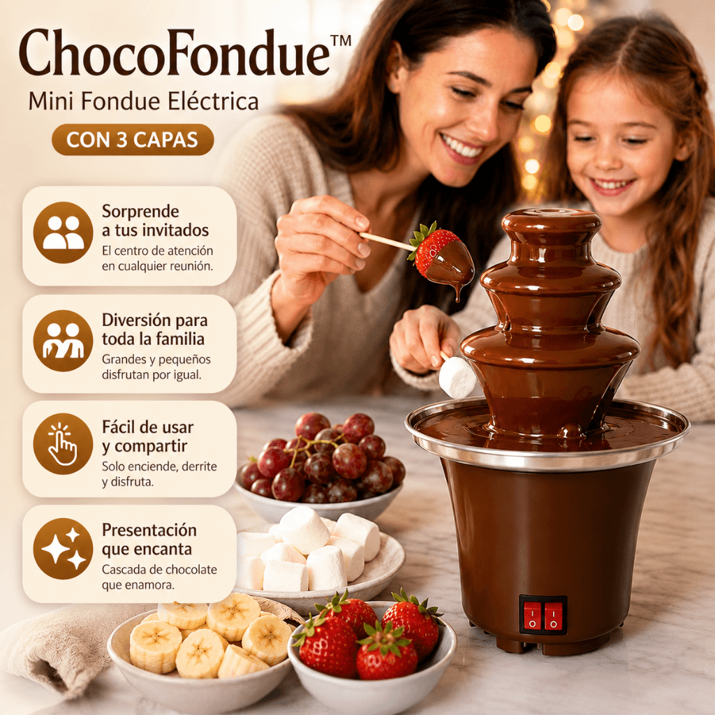 Dulces momentos para compartir ChocoFondue™ -  2da unidad 50%OFF