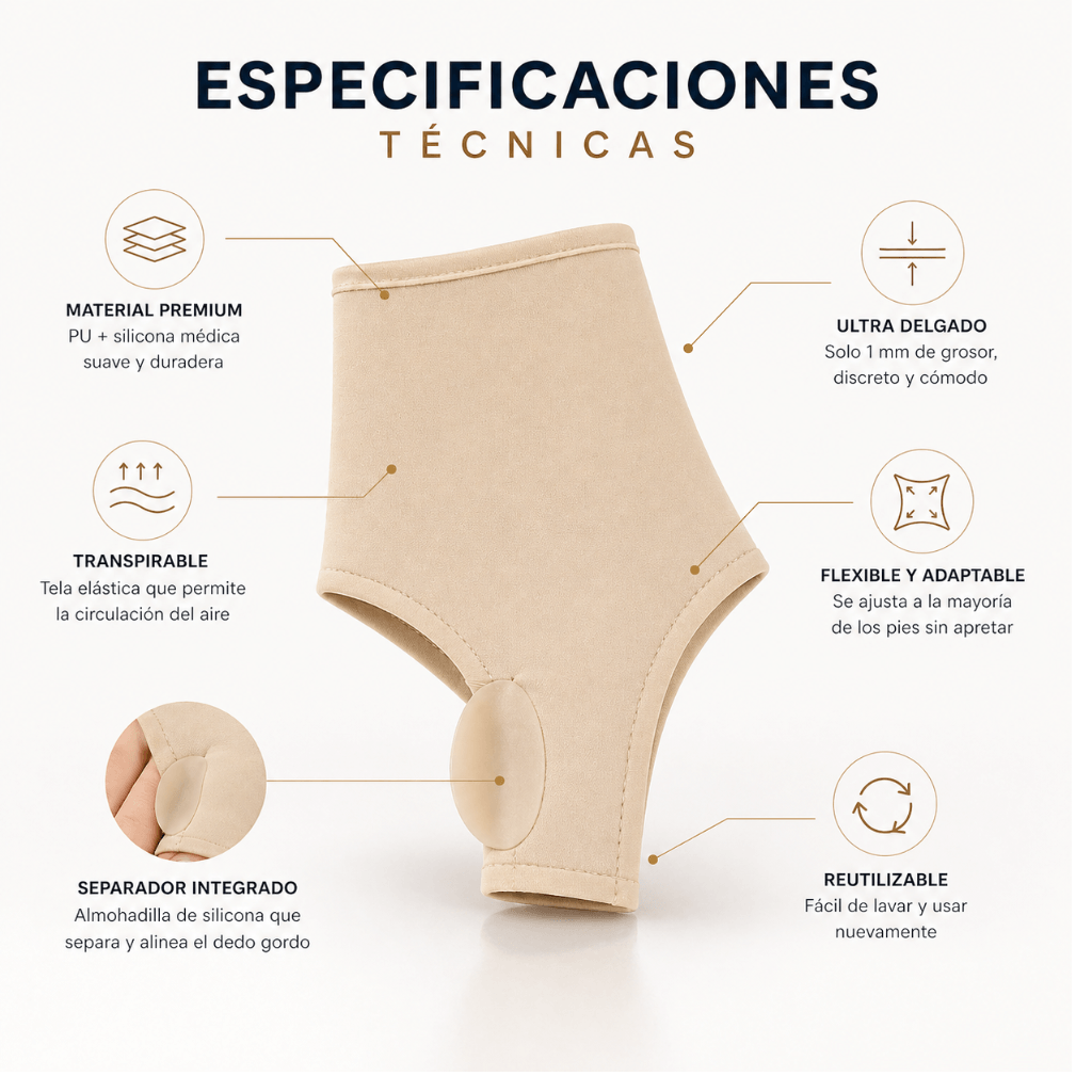 Alivio cómodo para juanetes FlexiToe Care / 2x1 Lleva 2 pares paga 1