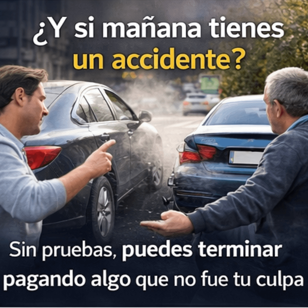 Protege tu auto y ten pruebas en video en todo momento: Retrovisor con Cámara delantera y trasera