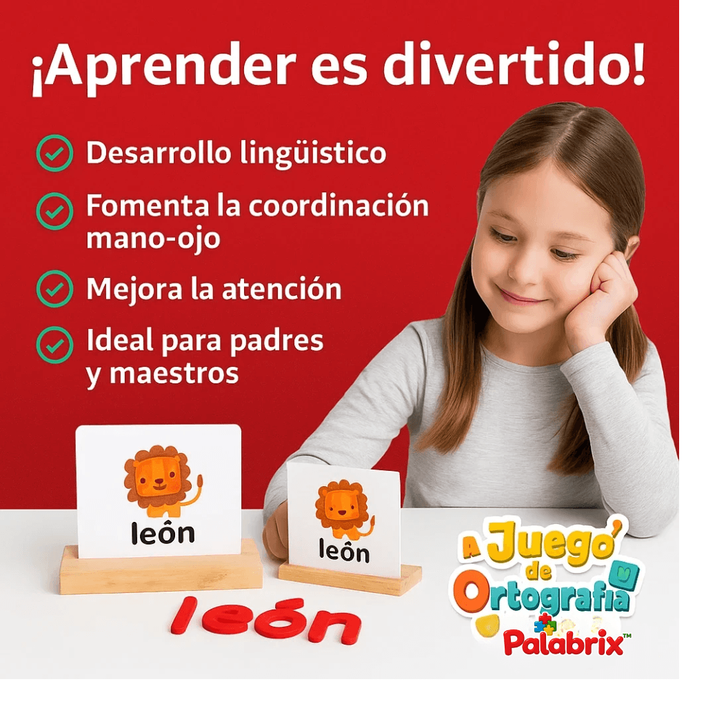 Ayúdalo a aprender jugando: juego de ortografía Palabrix™ - 2da unidad 50%OFF