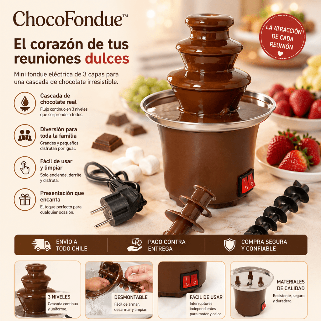 Dulces momentos para compartir ChocoFondue™ -  2da unidad 50%OFF