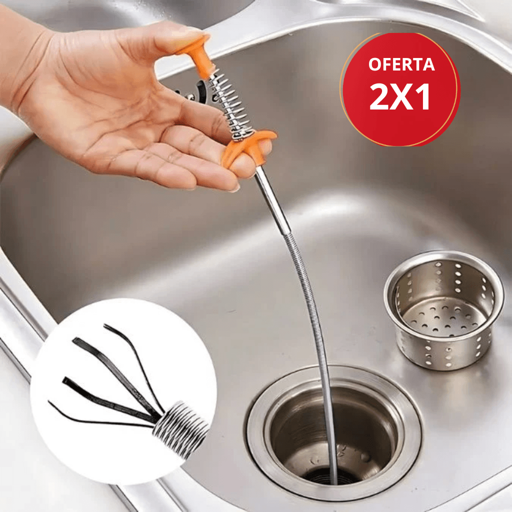 Retira residuos del desagüe DestapFlex™ / Oferta 2x1