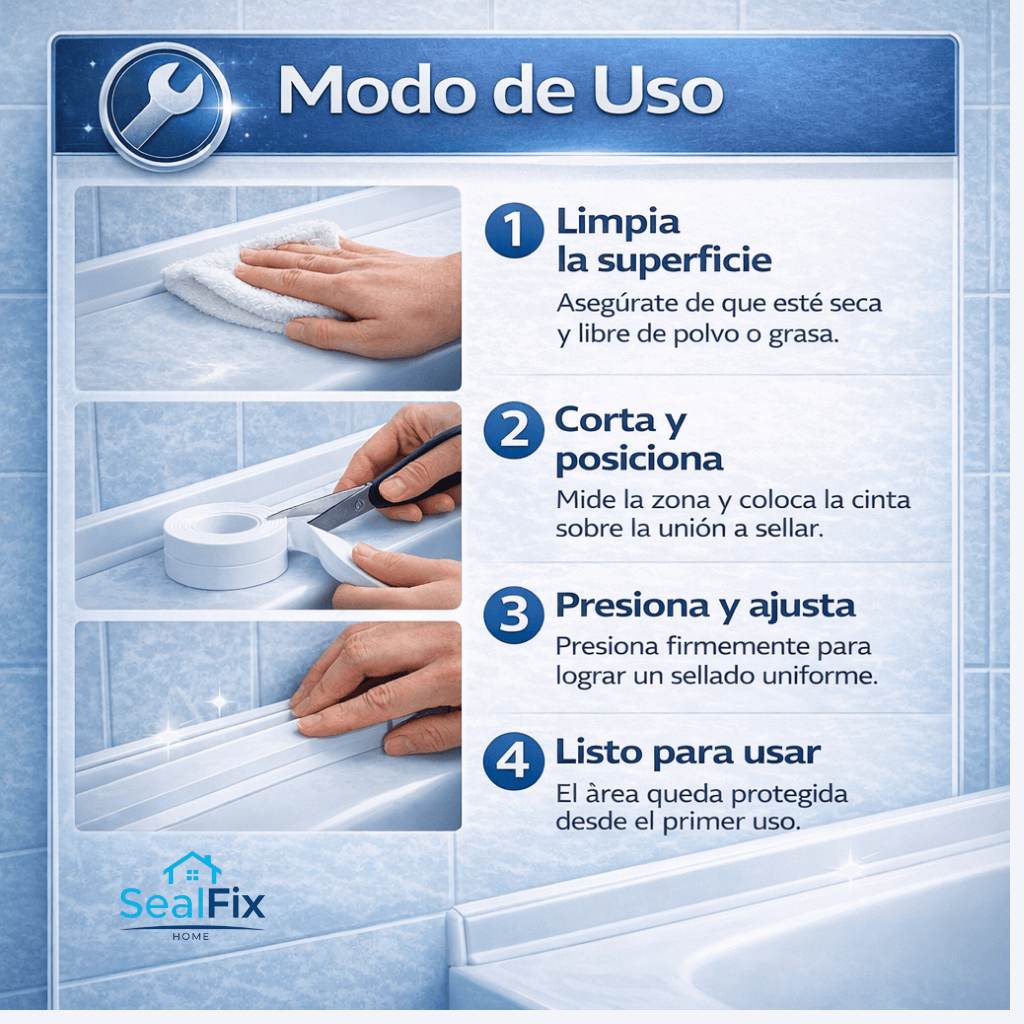 SealFix Home – Sella filtraciones y humedad en minutos sin obras