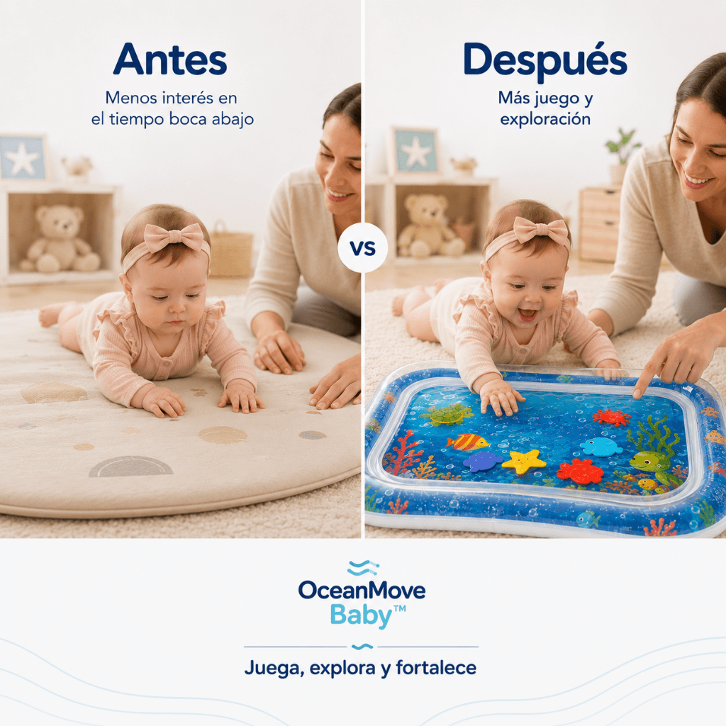 Juega, explora y fortalece. Alfombra Sensorial OceanMove Baby™ - 2da unidad 50%OFF