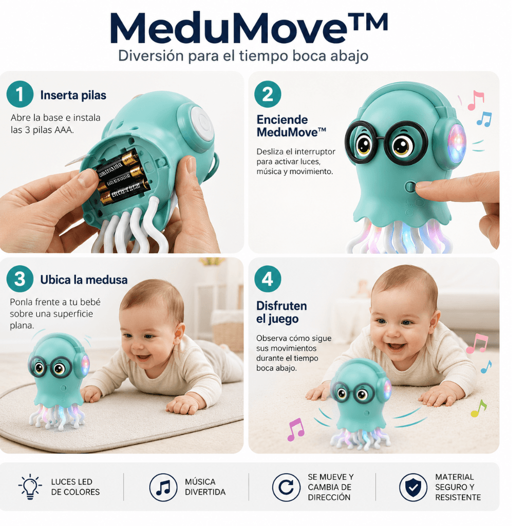 Más tiempo de juego boca abajo - MeduMove™ / 2da unidad 50% OFF