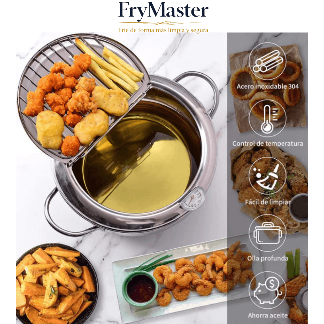 Fríe de forma más limpia y segura - FryMaster / Oferta Pack 2 unidades