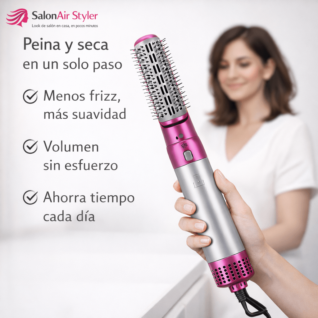 Cepillo secador 5 en 1: Look de peluquería en minutos  / 2da unidad 50% OFF