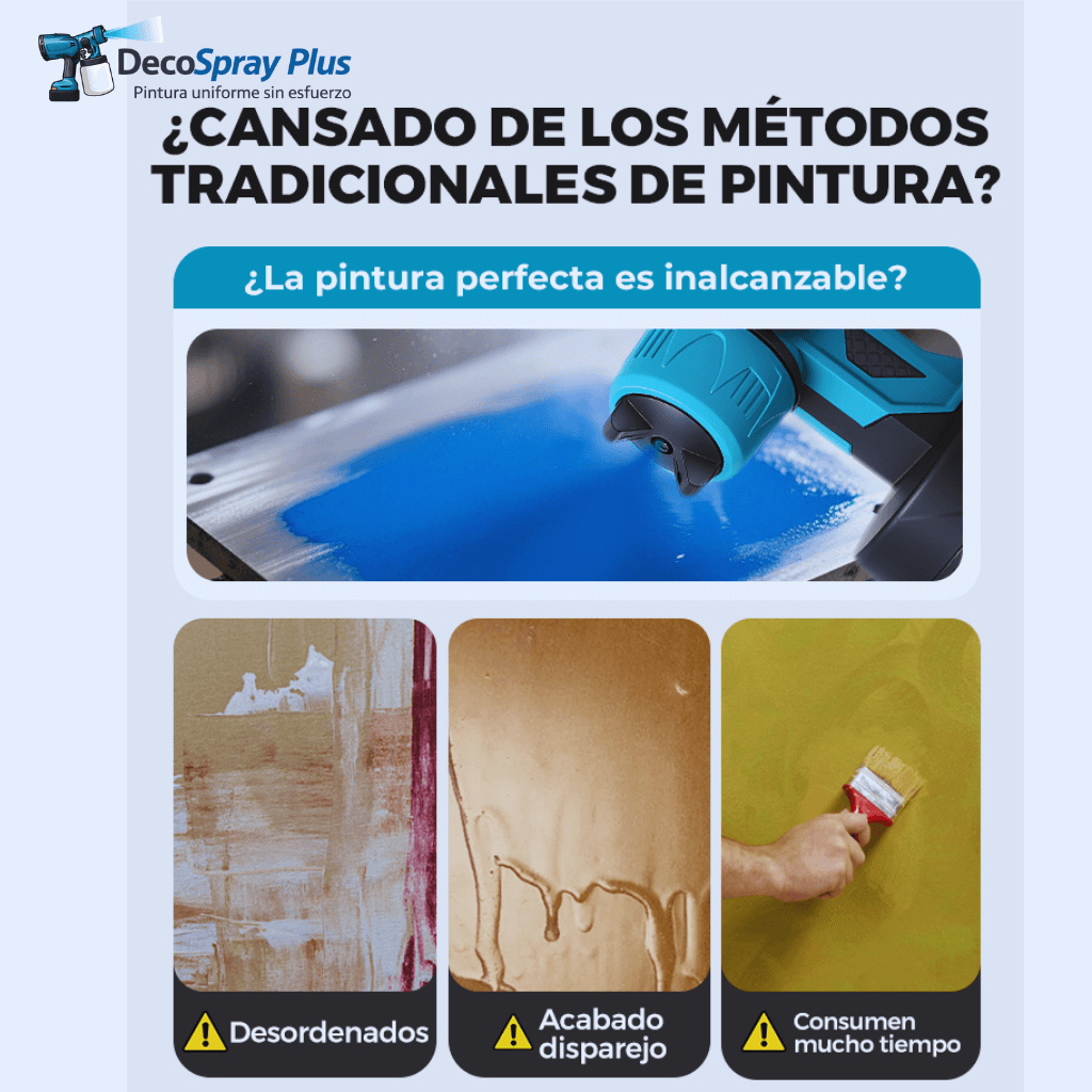 DecoSpray Plus - Pintura uniforme sin esfuerzo
