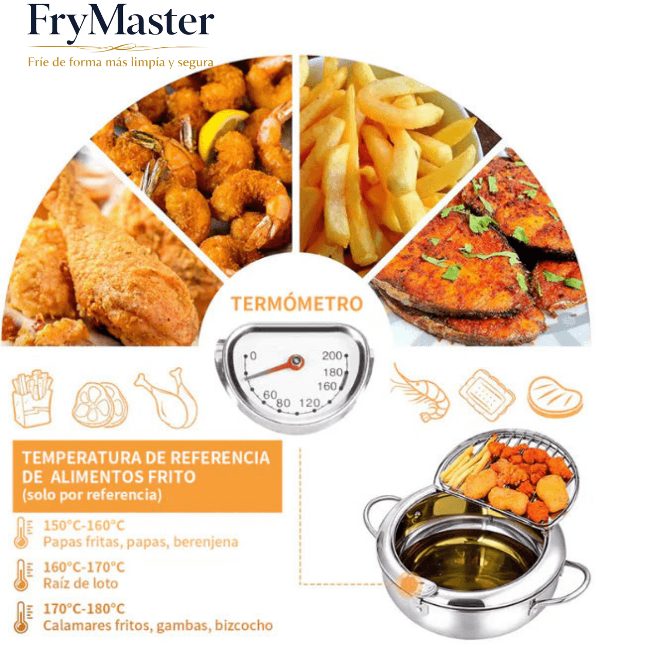 Fríe de forma más limpia y segura - FryMaster / Oferta Pack 2 unidades