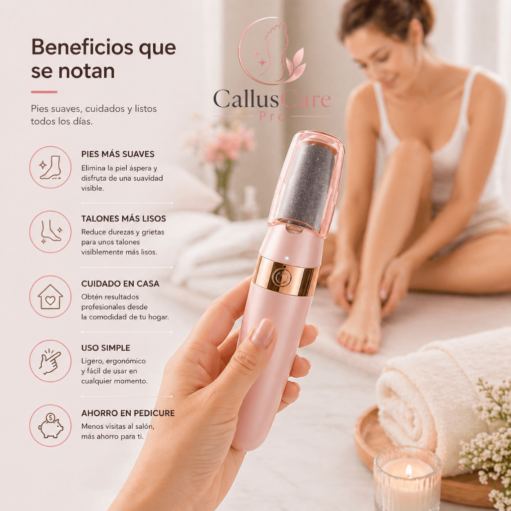 Elimina callos de tus pies en minutos: CallusCare Pro/ 2da unidad 50% OFF