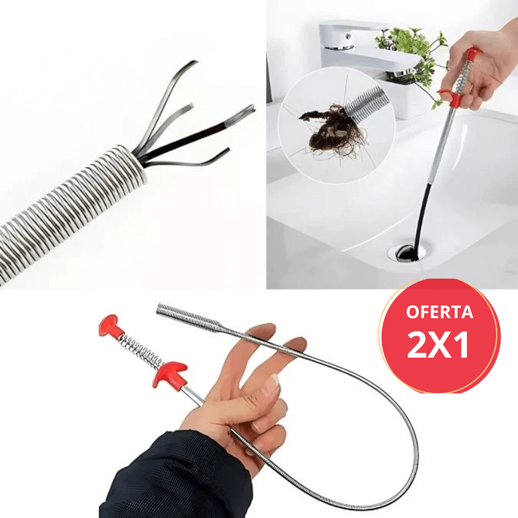 Retira residuos del desagüe DestapFlex™ / Oferta 2x1