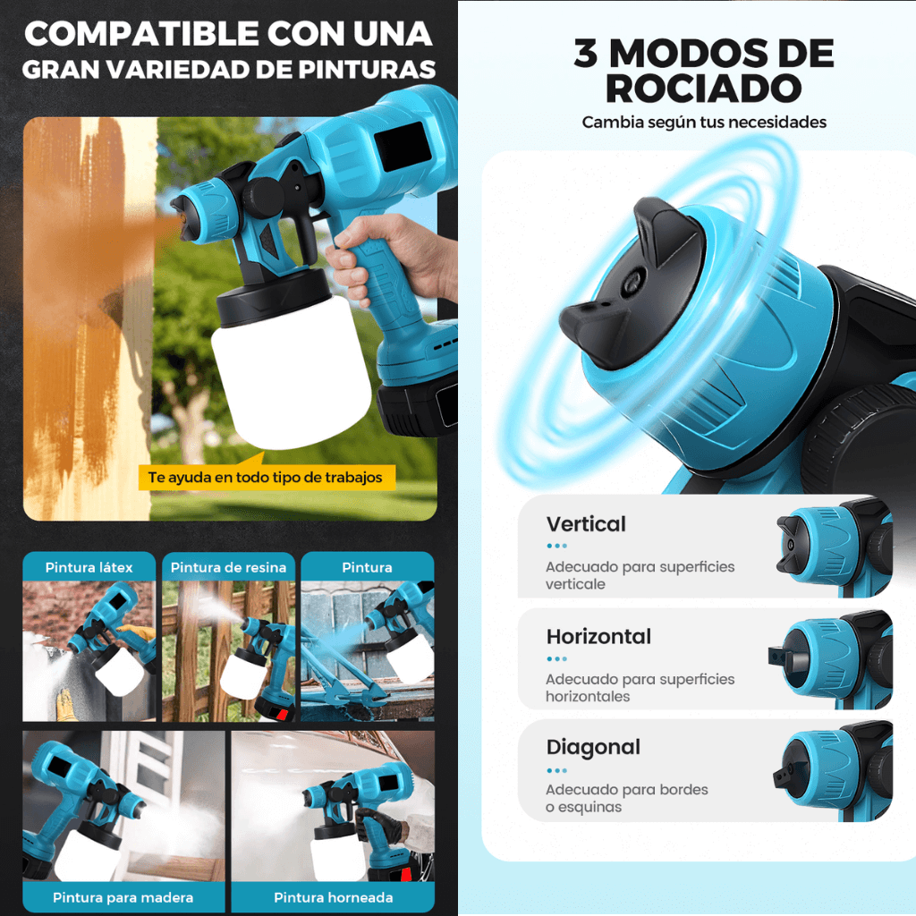 DecoSpray Plus - Pintura uniforme sin esfuerzo