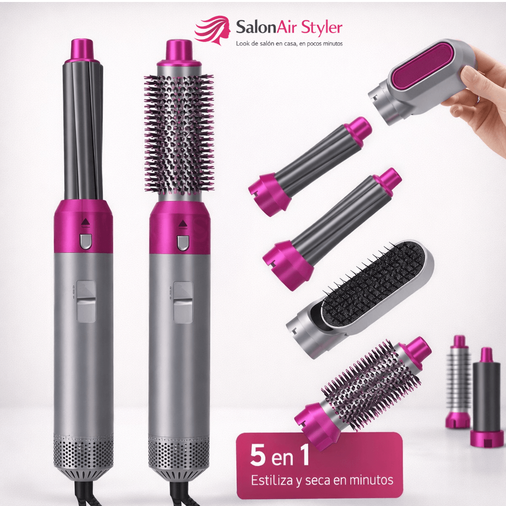 Cepillo secador 5 en 1: Look de peluquería en minutos  / 2da unidad 50% OFF