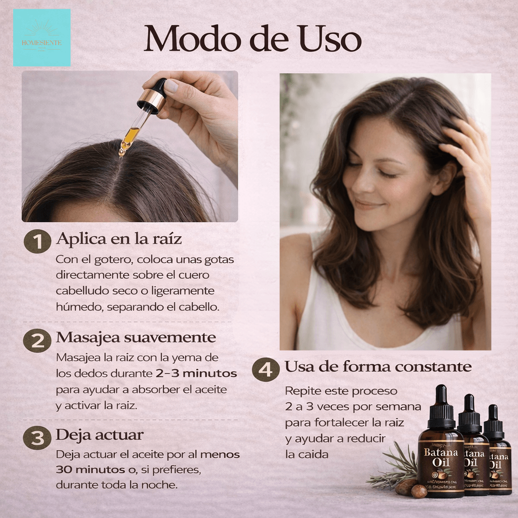 Aceite de Batana y Romero – Fortalece la Raíz y Ayuda a Reducir la Caída