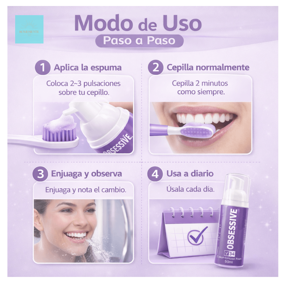 Obsessive V34 Colour Corrector™ – Realza tu Sonrisa y  Neutraliza el Amarillo
