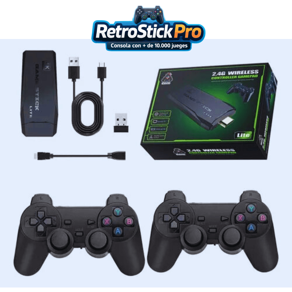 RetroStick Pro - Consola con + de 10.000 juegos