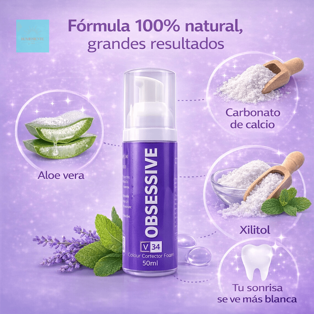 Obsessive V34 Colour Corrector™ – Realza tu Sonrisa y  Neutraliza el Amarillo