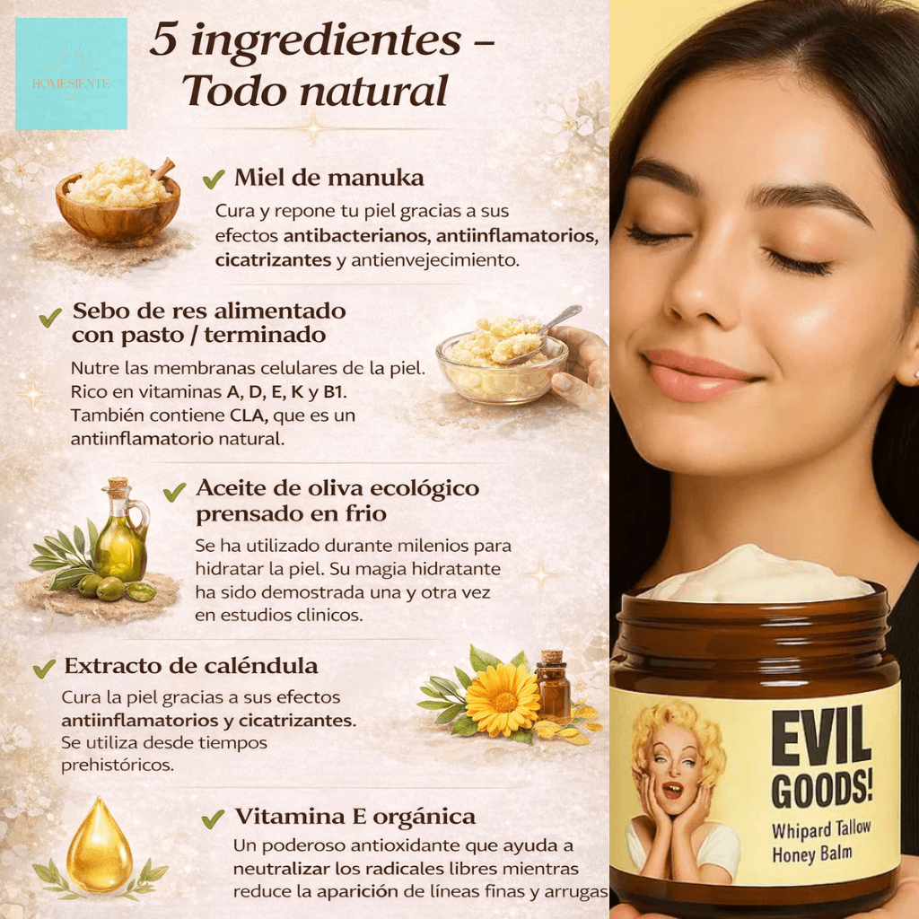 Crema Facial EVIL GOODS! 100% Natural